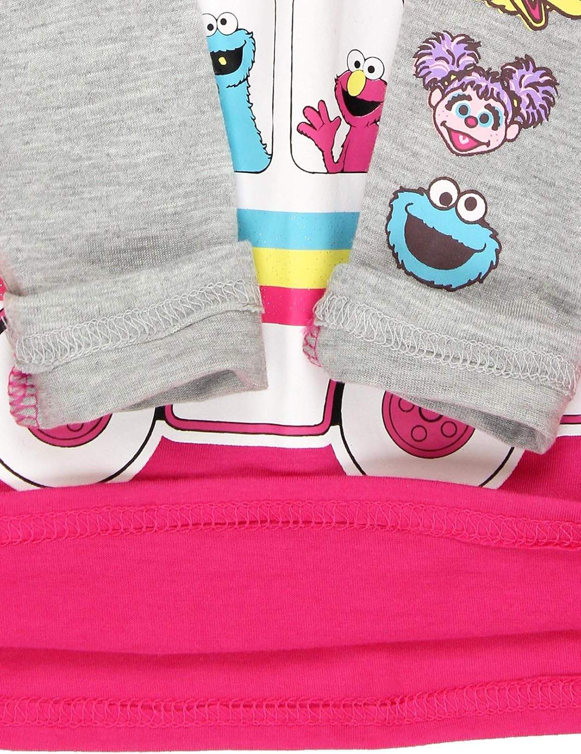 Sesame Street Gang Baby Toddler Girls Long Sleeve T-Shirt Tee: Clothing