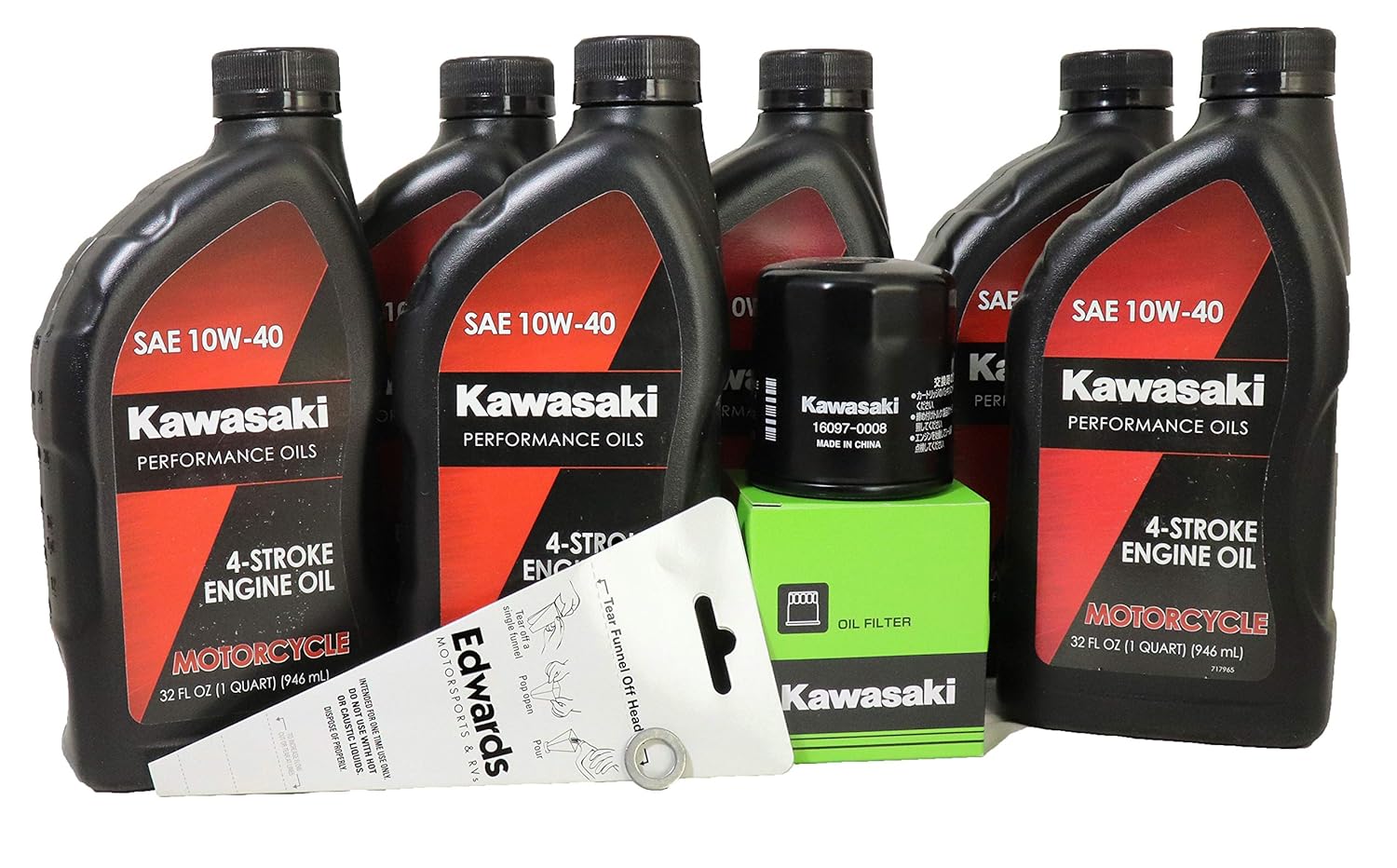 Amazon.com: 2010 Kawasaki VULCAN 1700 VOYAGER ABS Oil Change Kit: Automotive