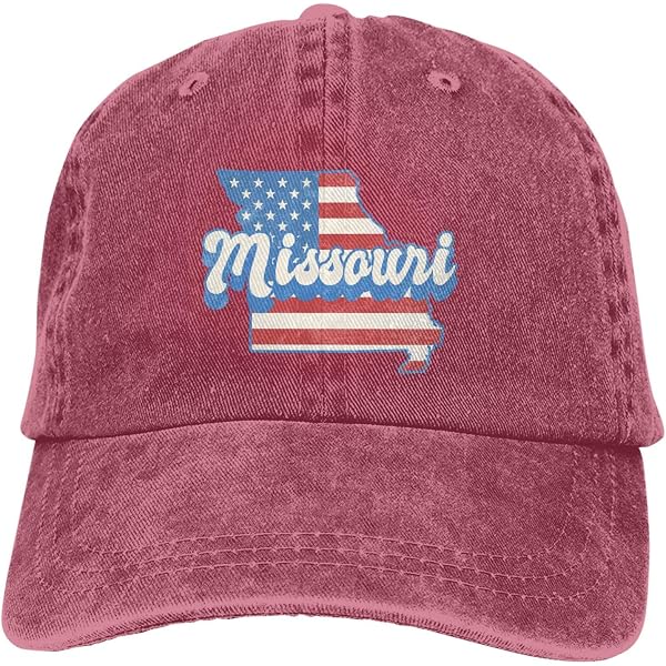 New Jersey State Embroidered Cotton Cap - Low Profile Adjustable Baseball Hat - View #6