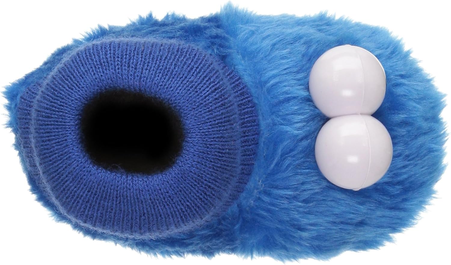  | Sesame Street Elmo Cookie Monster Boys Girls Sock Top Slippers (Toddler/Little Kid) (7-8 Toddler, Blue, Numeric_7) | Slippers