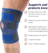 Neo G Stabilised Open Patella Knee Support Adjustable Compression view 3