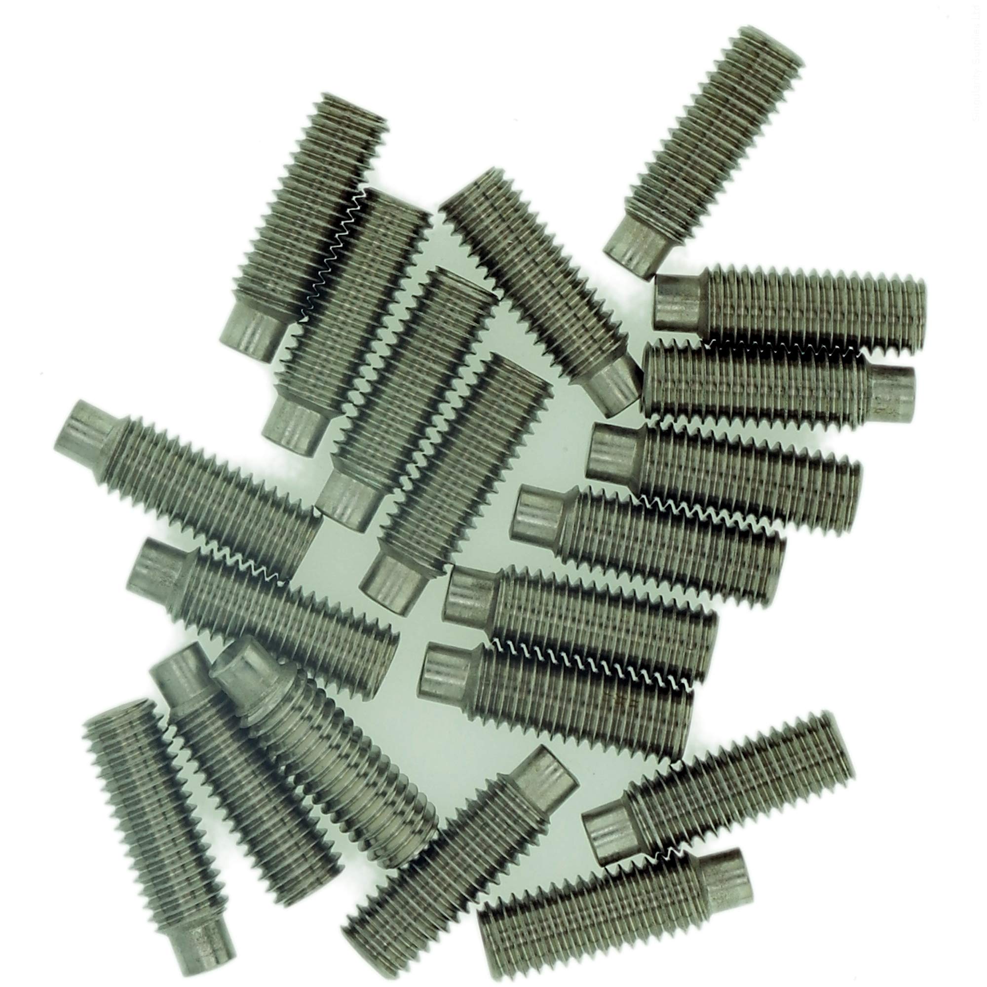 M4 (4mm x 30mm) Hex Socket Grub Screw (Dog Point) - Stainless Steel (A2) (Pack of 20) — image 1