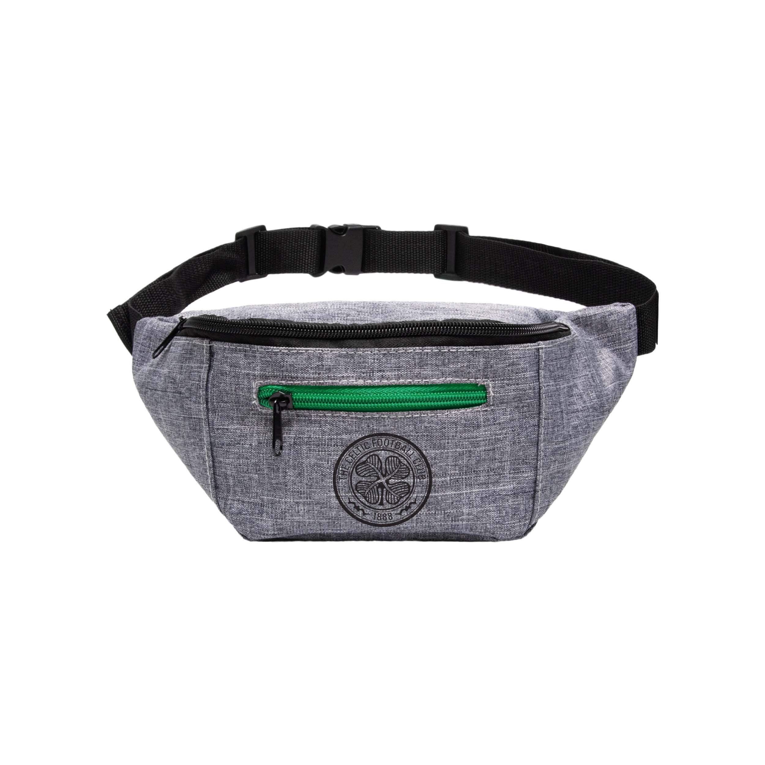 FOCO Officially Licensed Celtic FC Grey Bum Bag