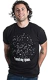 I Need My Space Unisex T-shirt Cheesey, Funny Astronomy Humor Tee