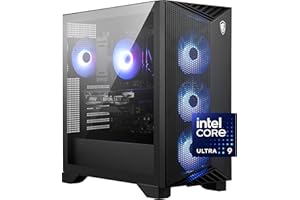 MSI Aegis R2 AI Gaming Desktop: Intel Core Ultra 9 285, Geforce RTX 5070Ti, 32GB DDR5, 2TB M.2 NVMe SSD, Air Cooling, USB Type C, VR-Ready, Window 11 Home: C2NVR9-1452US