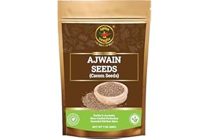SPICE MAGIC THE TASTE OF MAGIC Spice Magic Carom Seeds I Ajwain Seeds I Bishops Weed ~ 100% Pure, Aromatic & Natural I Non-GMO I Vegan I Indian Origin 7oz (200 gms)