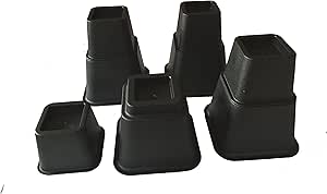 Elevadores para patas de cama (ajuste a 3 alturas): Amazon.es: Hogar