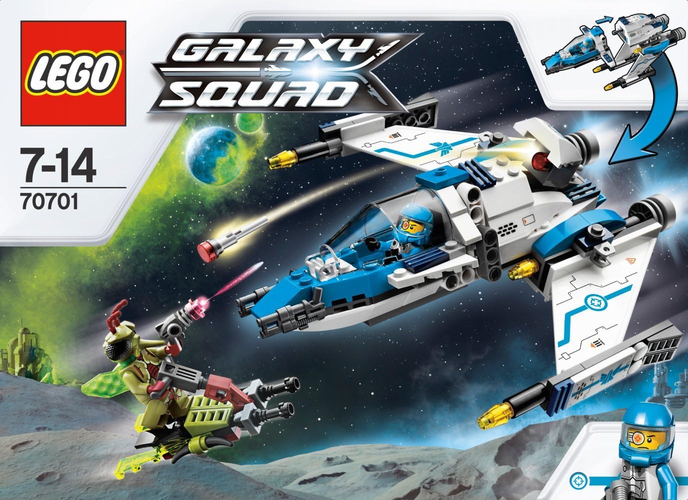LEGO Galaxy Squad Swarm Interceptor, Blauen, Small