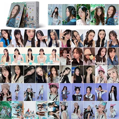 HoluzYX New-Jeans 2024 SEASON'S GREETINGS LOMO CARDS 55 PCS