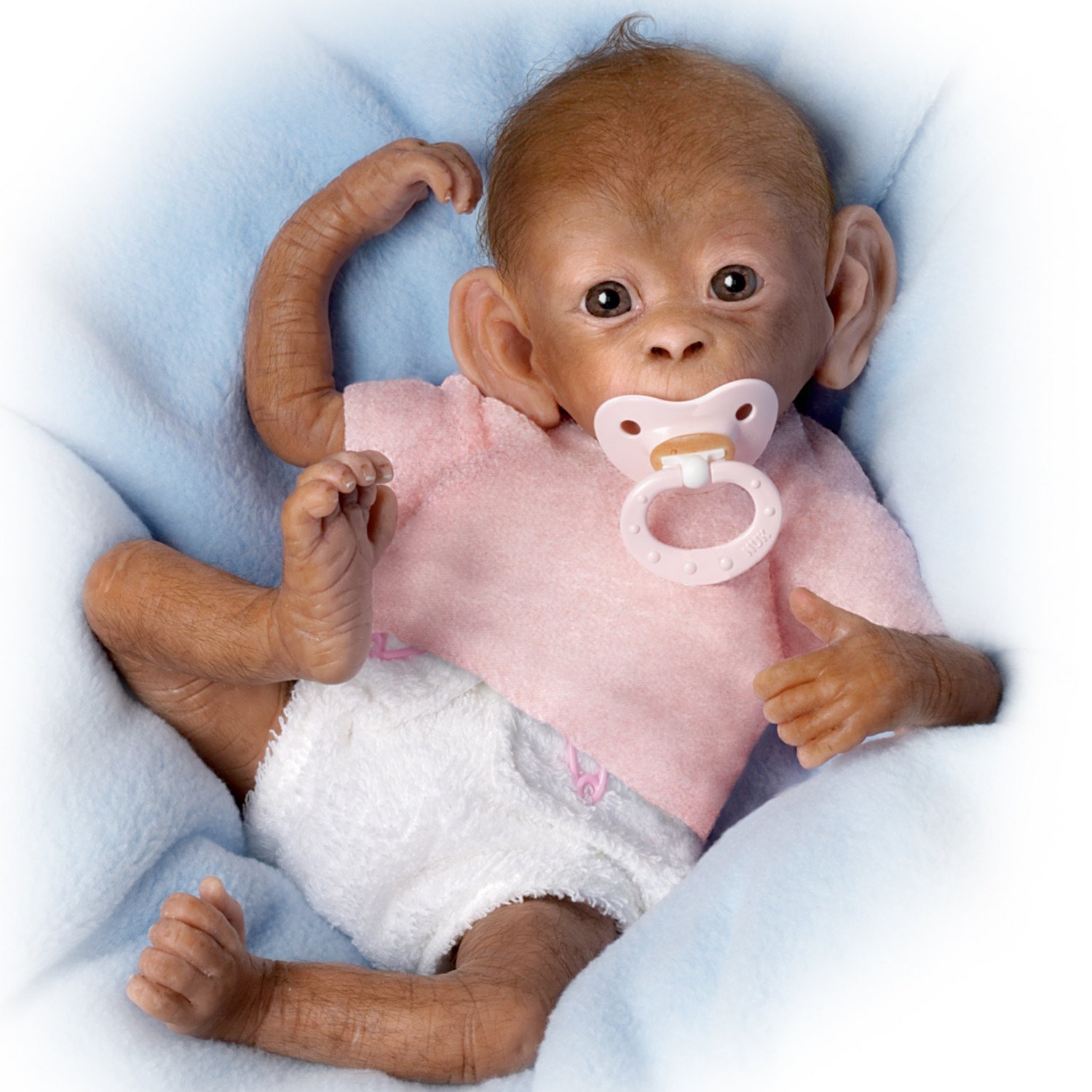 Buy The Ashton Drake Galleries Coco So Truly Real Baby Monkey Doll 16 Inch Online At Low Prices In India Amazon In