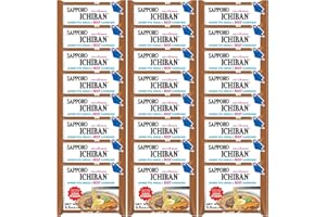 [SAPPORO ICHIBAN] Ramen Noodles, Beef Flavor, No. 1 Tasting Japanese Instant Noodles (3.5 Oz. x 24 packs) | 24 Pack Case
