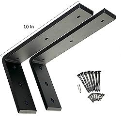 Dmax Heavy Duty L Brackets for Shelves, Countertop