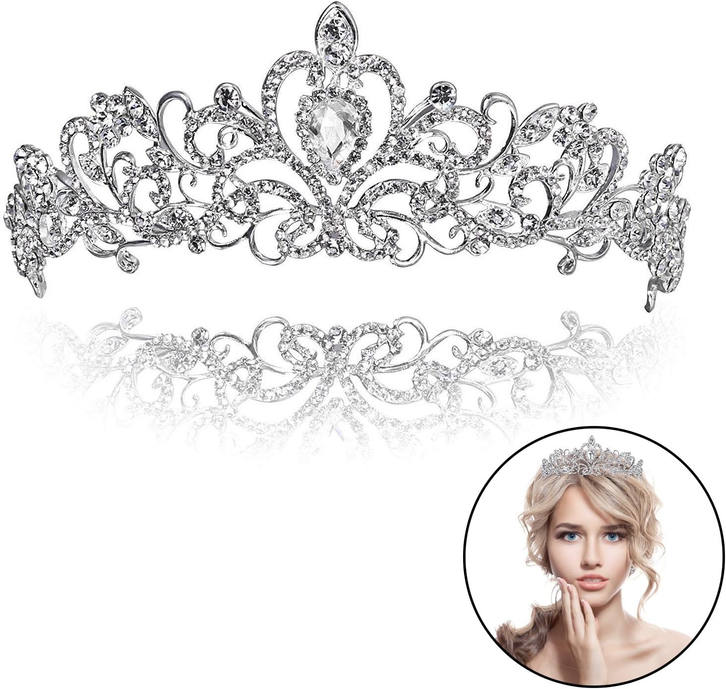 Alledomain Bride to be Decoration Set for Hen Night Party/Bachelorette Party, Set of 5 Includes Rhinestone Tiara - Image 4