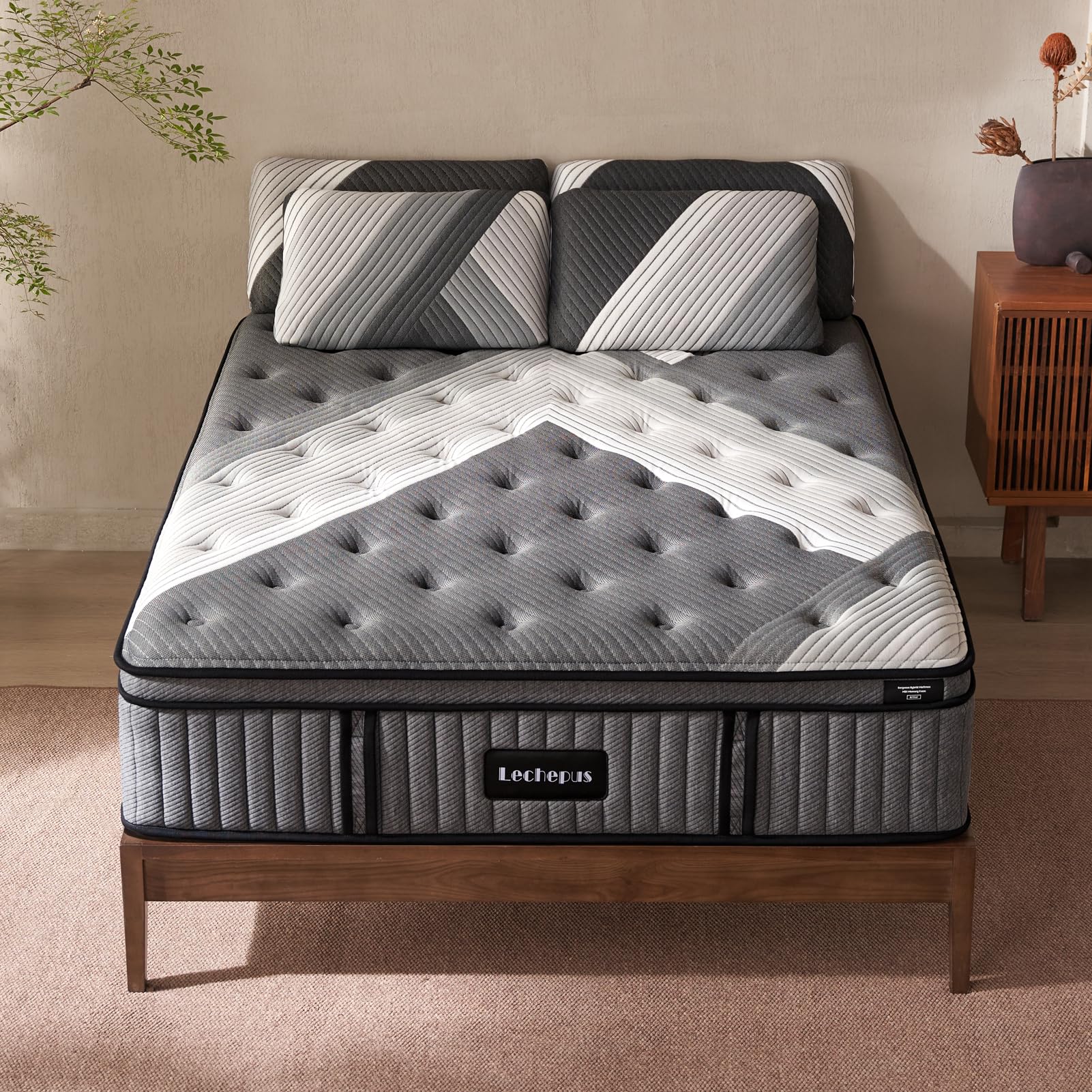 Photo 1 of **TWIN MATTRESS IN A KING BOX**





Lechepussleep California King Mattress,Lechepus 14Inch Soft Memory Foam Hybrid Mattress in Box