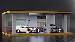 1/24 Scale Die-cast Car Diorama Display Case with
