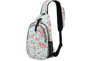 KUTQI Sling Backpack Crossbody Sling Bag for Women Men Multipurpose Travel Essentials Hiking Chest Bag Daypack