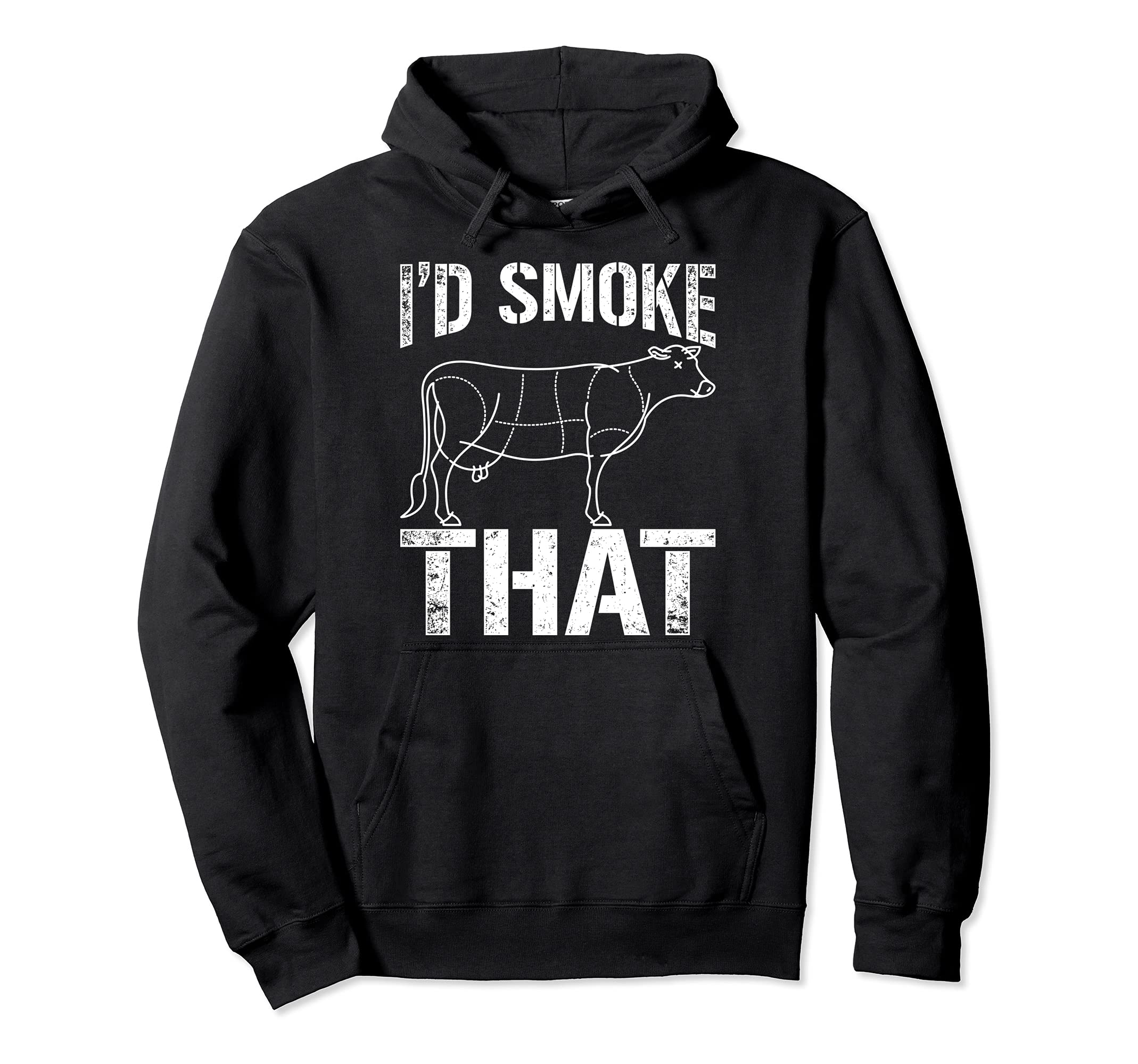 Smoked Meat Grilling Steak BBQ Chef Grill Steak Barbecue Pullover Hoodie