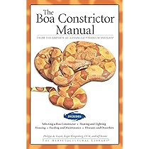 Boa Constrictors As Pets. Boa Constrictor Comprehensive Owners