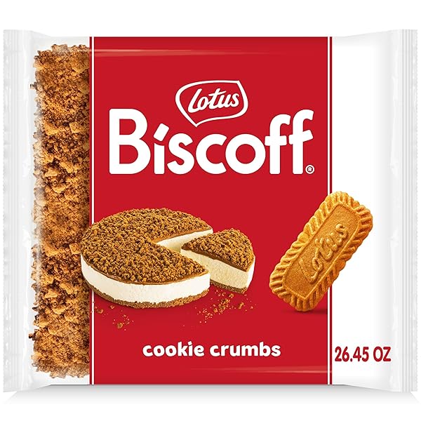 LOTUS BISCOFF CRUMBLE – CRUMBLED CARAMELIZED BISCUIT COOKIES – 1.65 LBS BAG