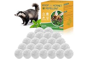 CROBIRWARE 24 Pack Sknuk Repellent Outdoor - Raccoon Repellent Outdoor for Indoor Outdoor, Natural Peppermint Oil Skunk Rodent Safe for Pets & Kids Repels Skunk Raccoon Mouse etc.