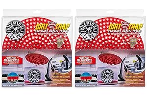 Chemical Guys Cyclone Dirt Trap Car Wash Bucket Insert Red Color (2 Pack)