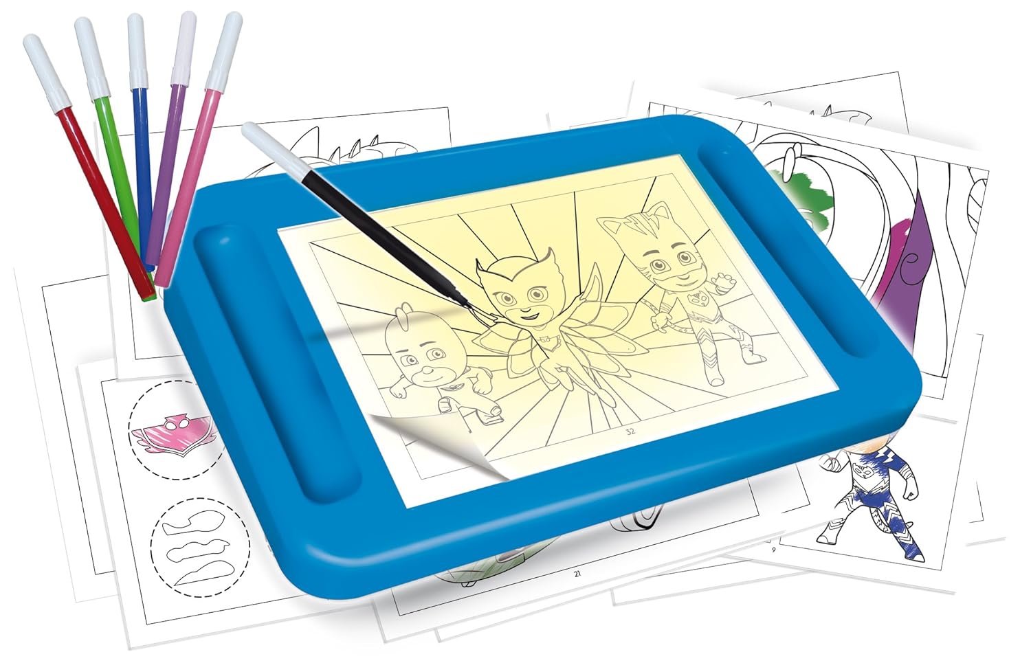 Lisciani Giochi PJ Mask Scuola di Disegno con Tavolo Luminoso Amazon Giochi e giocattoli
