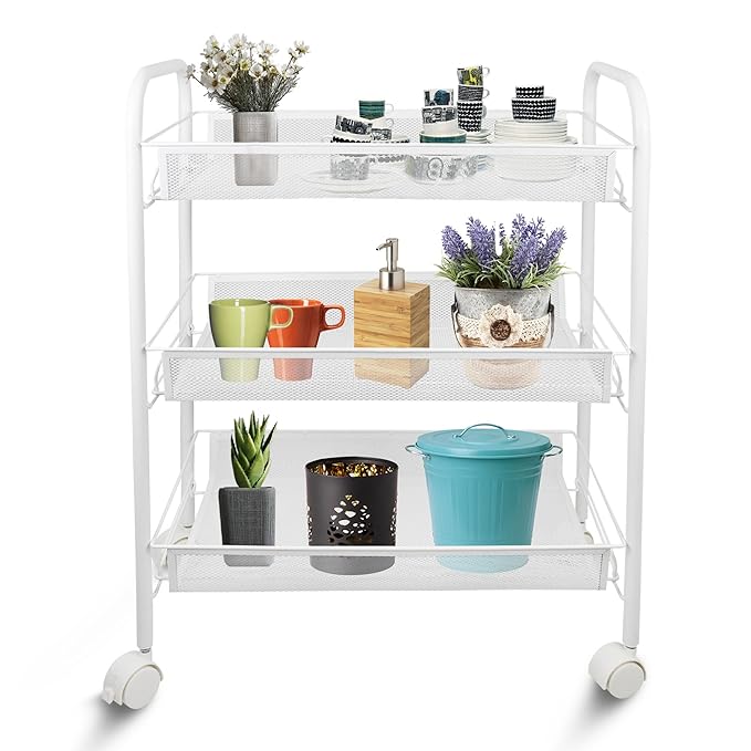 Leogreen - Carros De Almacenamiento, Muebles De Almacenamiento, 3 grada