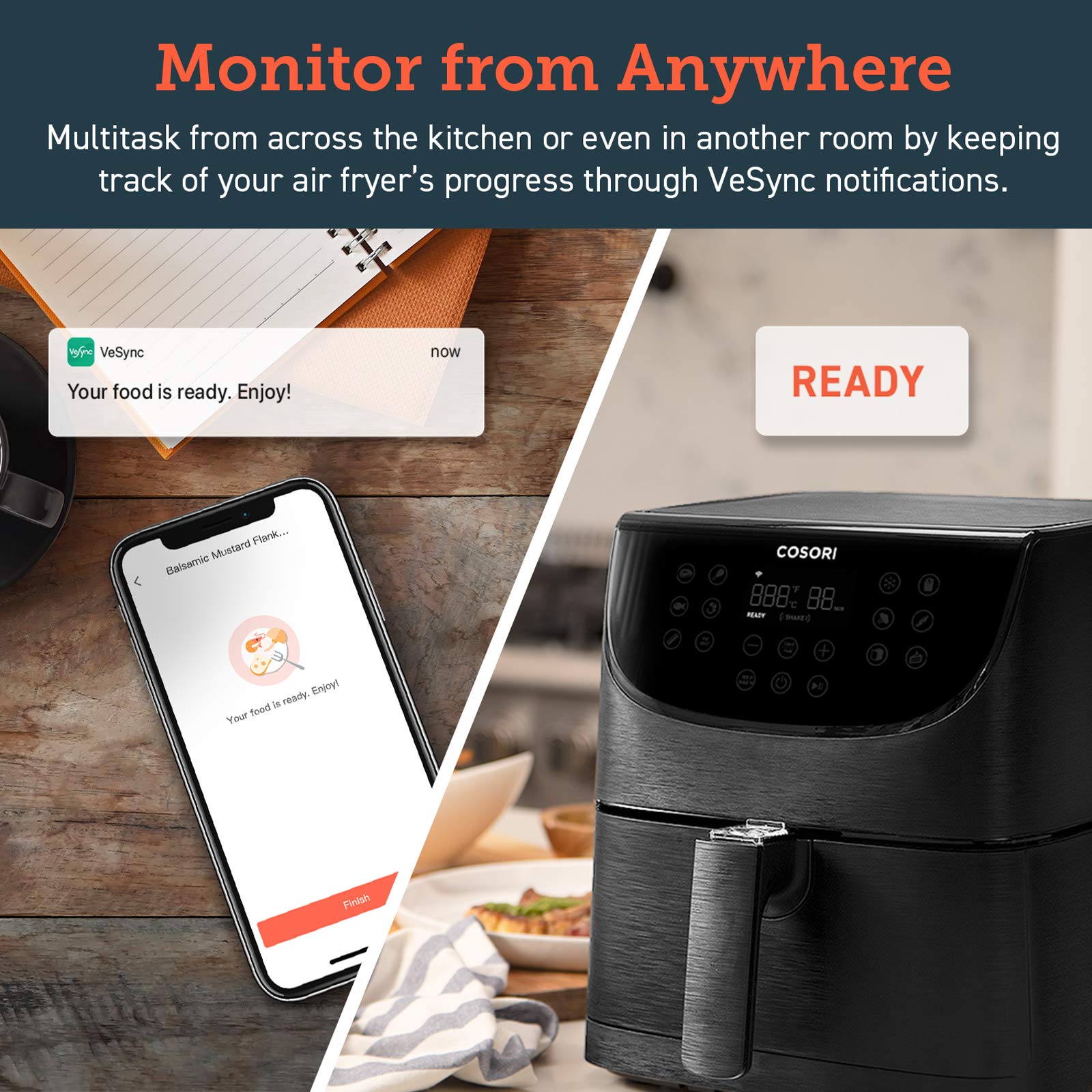 Mua COSORI Smart WiFi Air Fryer 5.8QT(100 Recipes), Digital Touchscreen