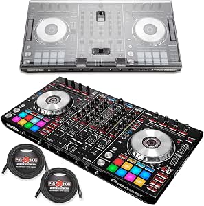 Amazon.com: Pioneer ddj-sx2 DJ controller para serato dj W/Decksaver  Protective Cover \u0026 pighog phm25 XLR Cables – Bundle : Instrumentos Musicales