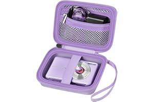 ALKOO Case Compatible with VAHOIALD FHD 1080P Digital Camera/for CAMKORY Digital Point and Shoot/for KODAK PIXPRO FZ45-BK 16MP Vlogging/for IWEUKJLO/for Nsoela, Holder for SD Card More (Purple)