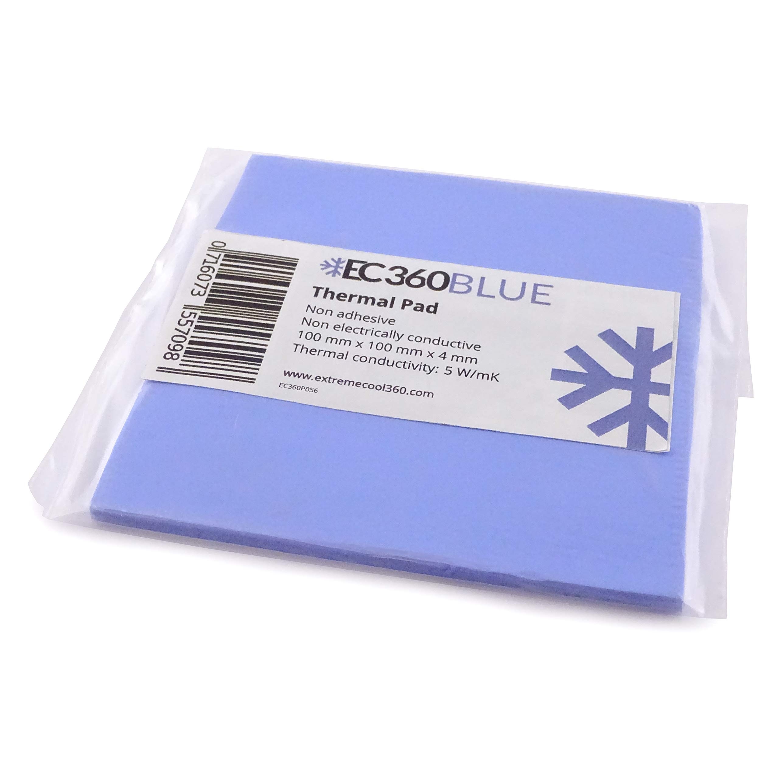 EC360® BLUE 5W/mK Thermal Pad (100 x 100 x 4,0 mm)