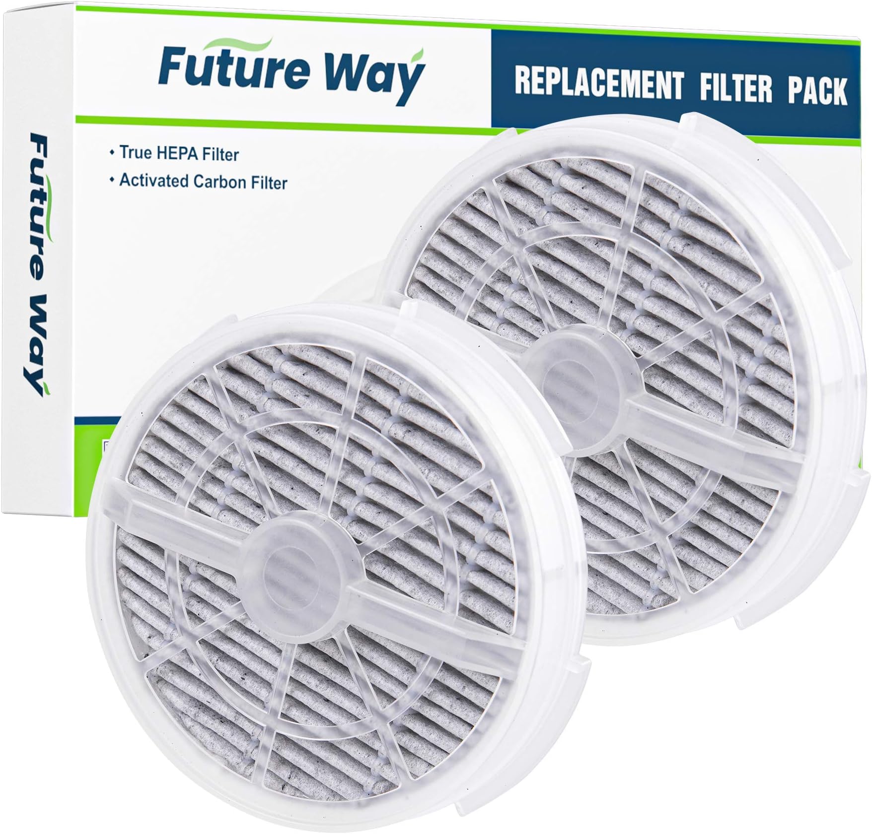 Future Way Replacement Filter Compatible with GL2103, LTLKY 900S, SY900S Air Purifier, JINPUS Houzetek WSTA Meleden DHS COSTWAY, 2-Pack