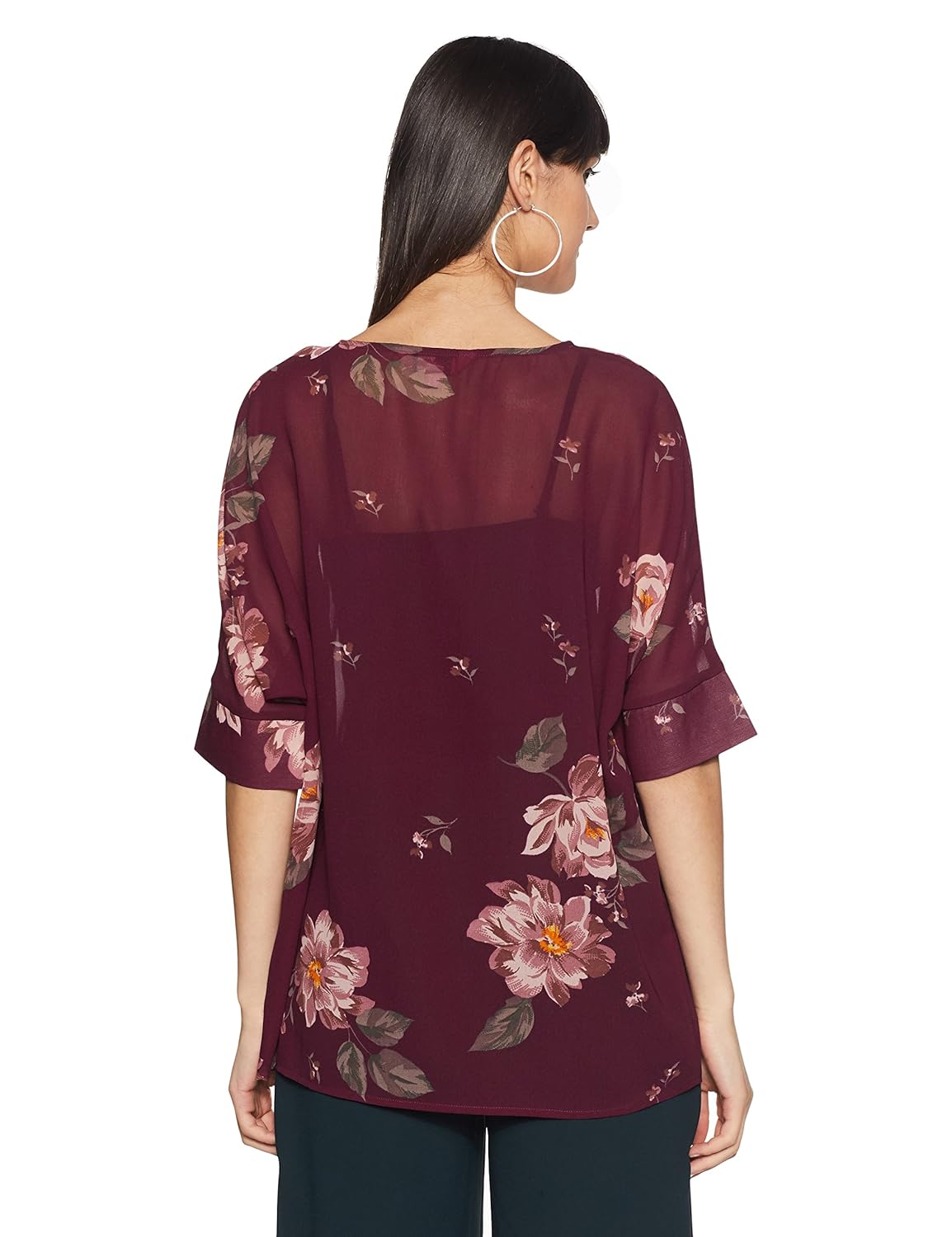 styleville.in women's floral regular fit top