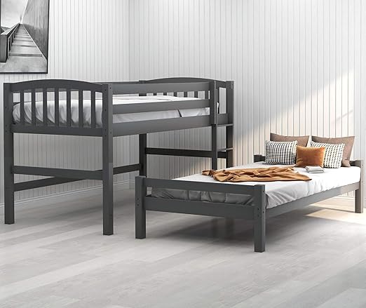 twin over twin loft bunk bed