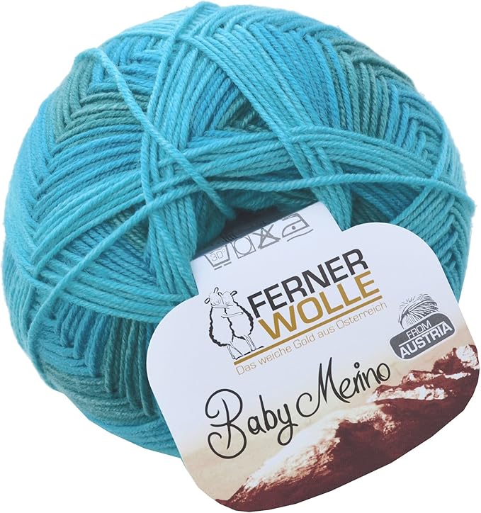 100g Ferner Wolle Baby Merino extrafine superwash, Fb. 470, Babywolle