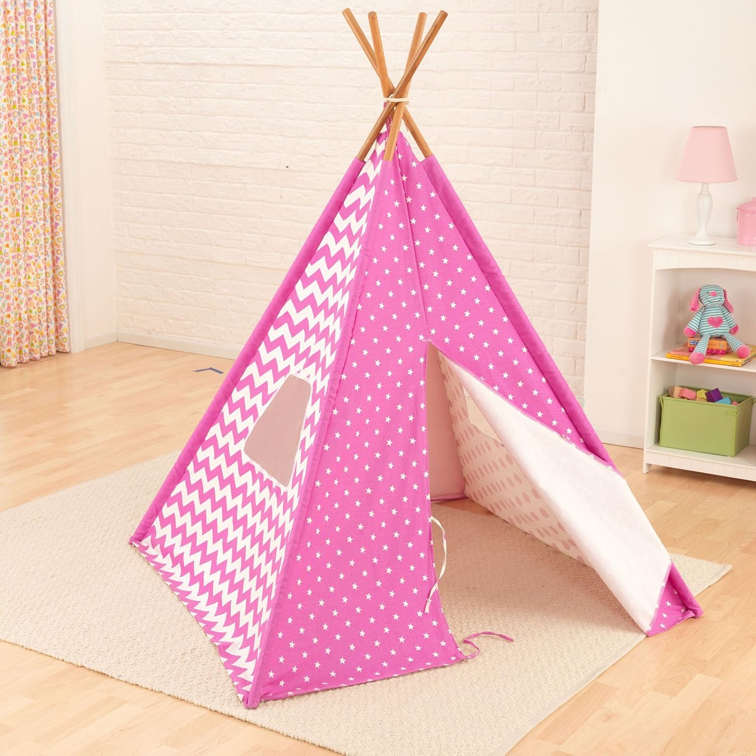 pink kids teepee