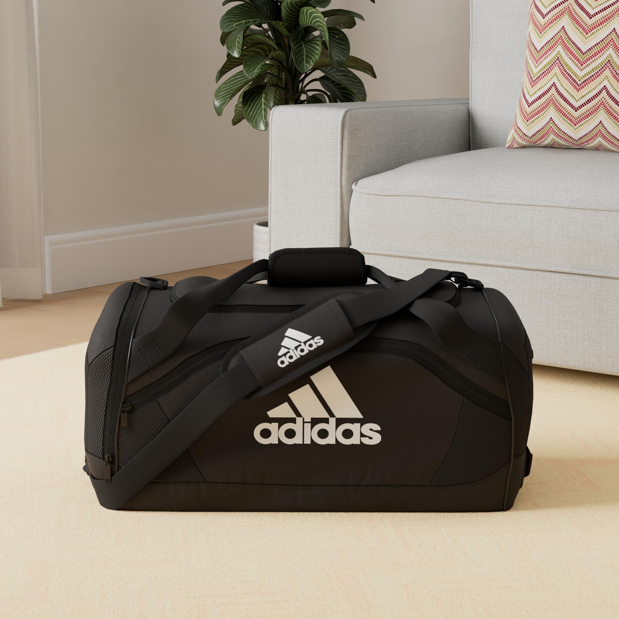 adidas Unisex Team Issue Sports Duffel Bag for Men and Women