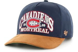 47 NHL Montreal Break Wood Suede Hitch Adjustable Hat - Navy