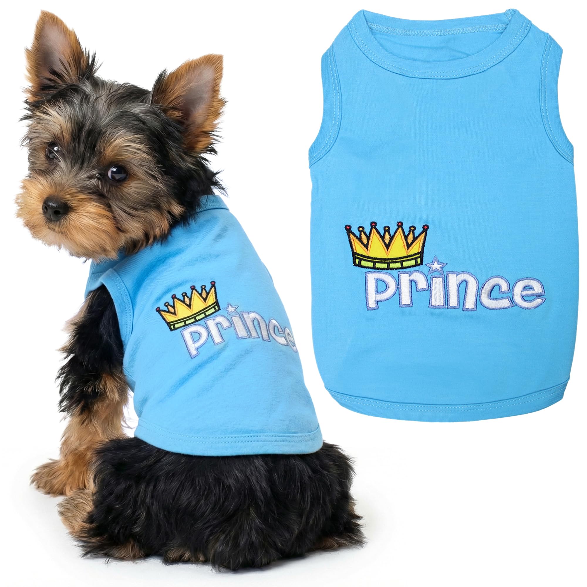 Parisian Pet Prince Dog T-Shirt, XS