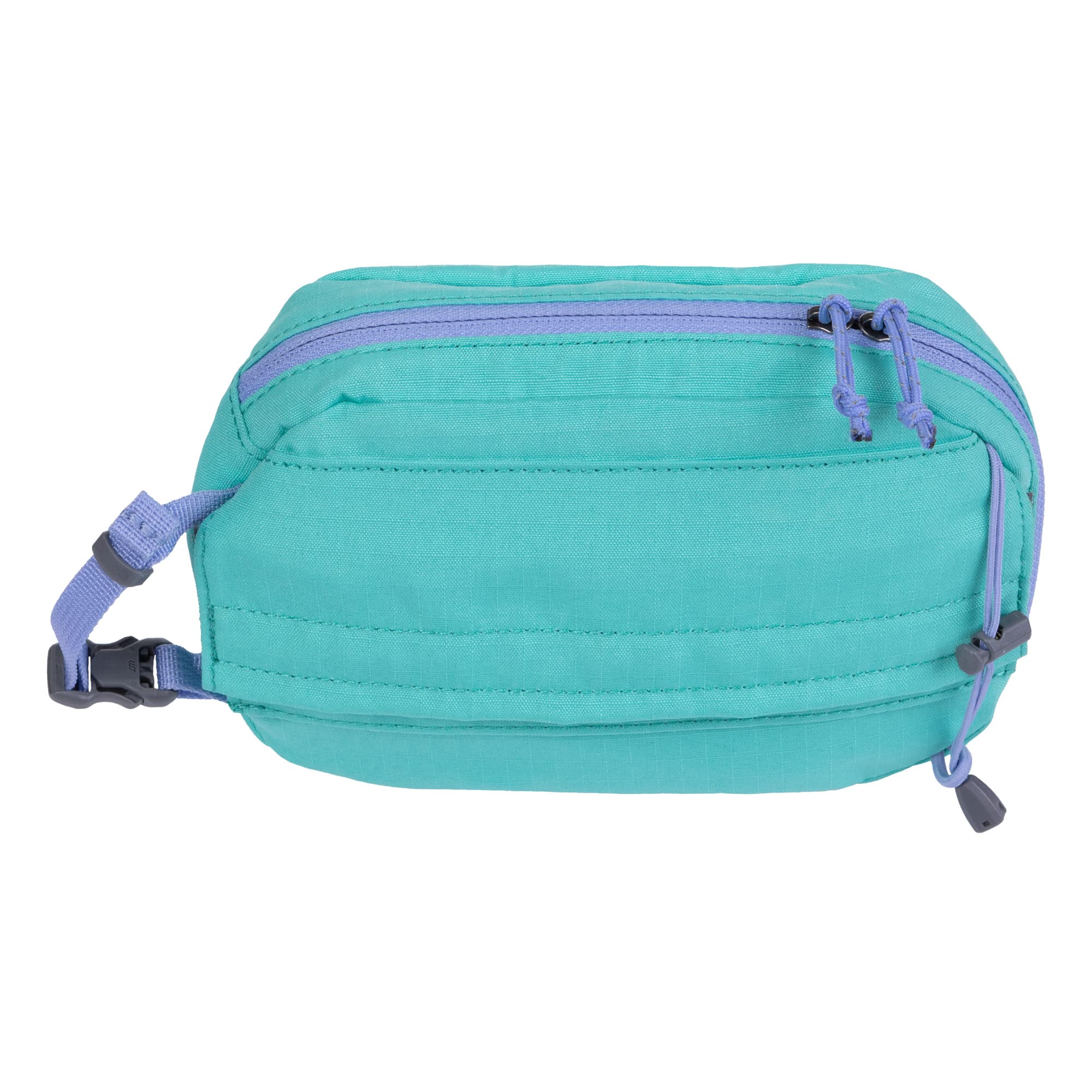 RUFFWEAR Stash Bag Plus, Convenient, Hands-Free Leash Bag For Carrying Large Essentials, Attaches to Dog Leash, Dog Poo Bag Dispenser, Spacious Dog Walking Bag, Aurora Teal, One Size, 14 x 19cm, 0.9L
