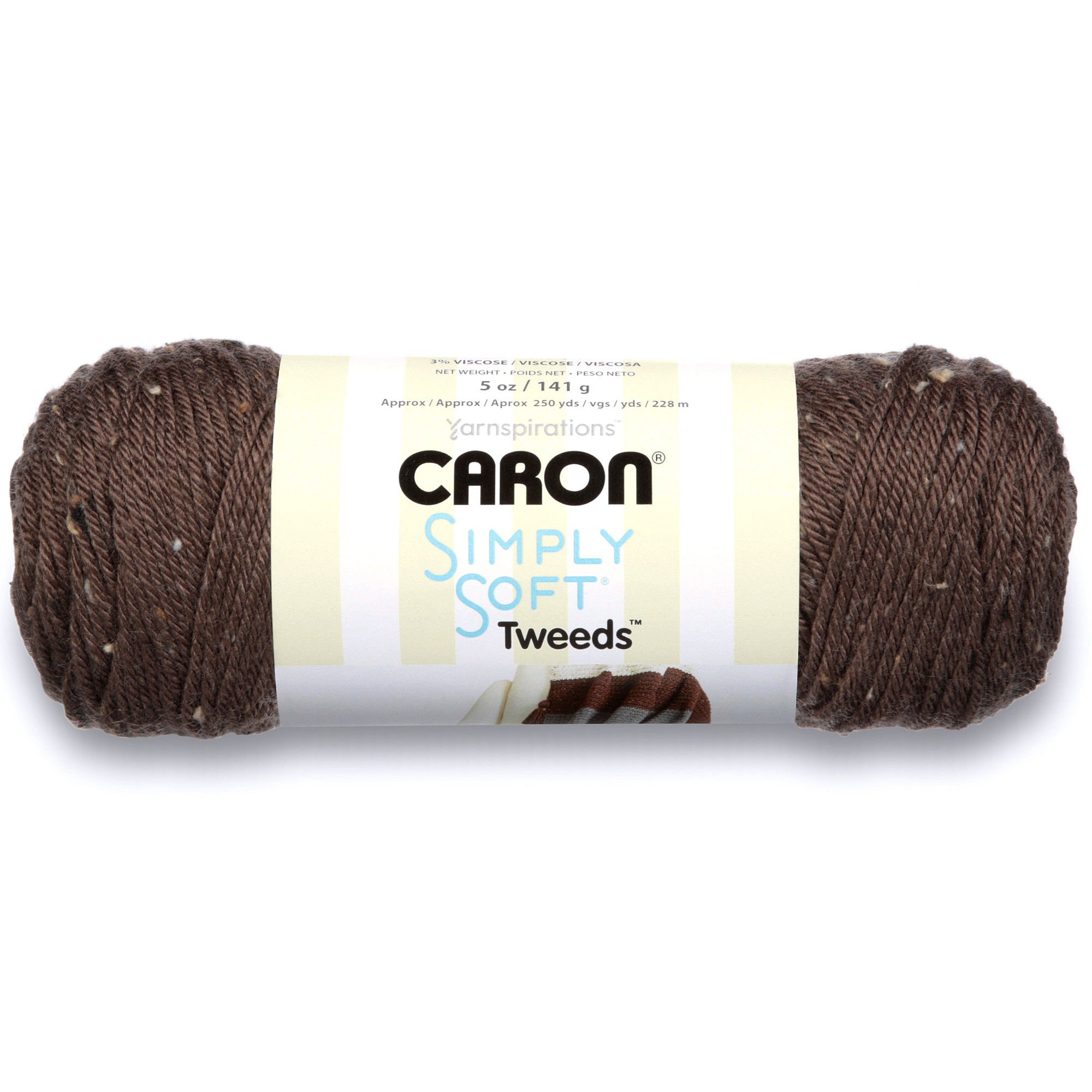 CARON SIMPLY SOFT TWEEDS - 141G - TAUPE