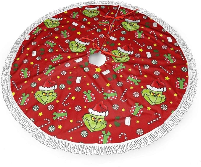 Grinch Christmas Tree Skirt 