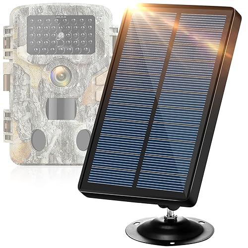 HAWKRAY Trail Camera Solar Panel, “Suitable for All Trail Cameras