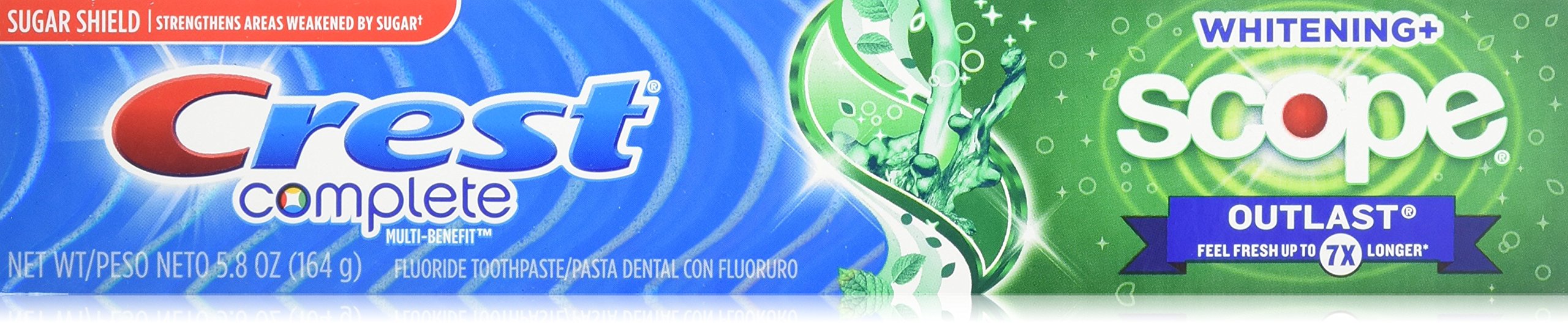 Crest Complete Whitening and Scope Outlast Mint Toothpaste, 5.8 oz Buy