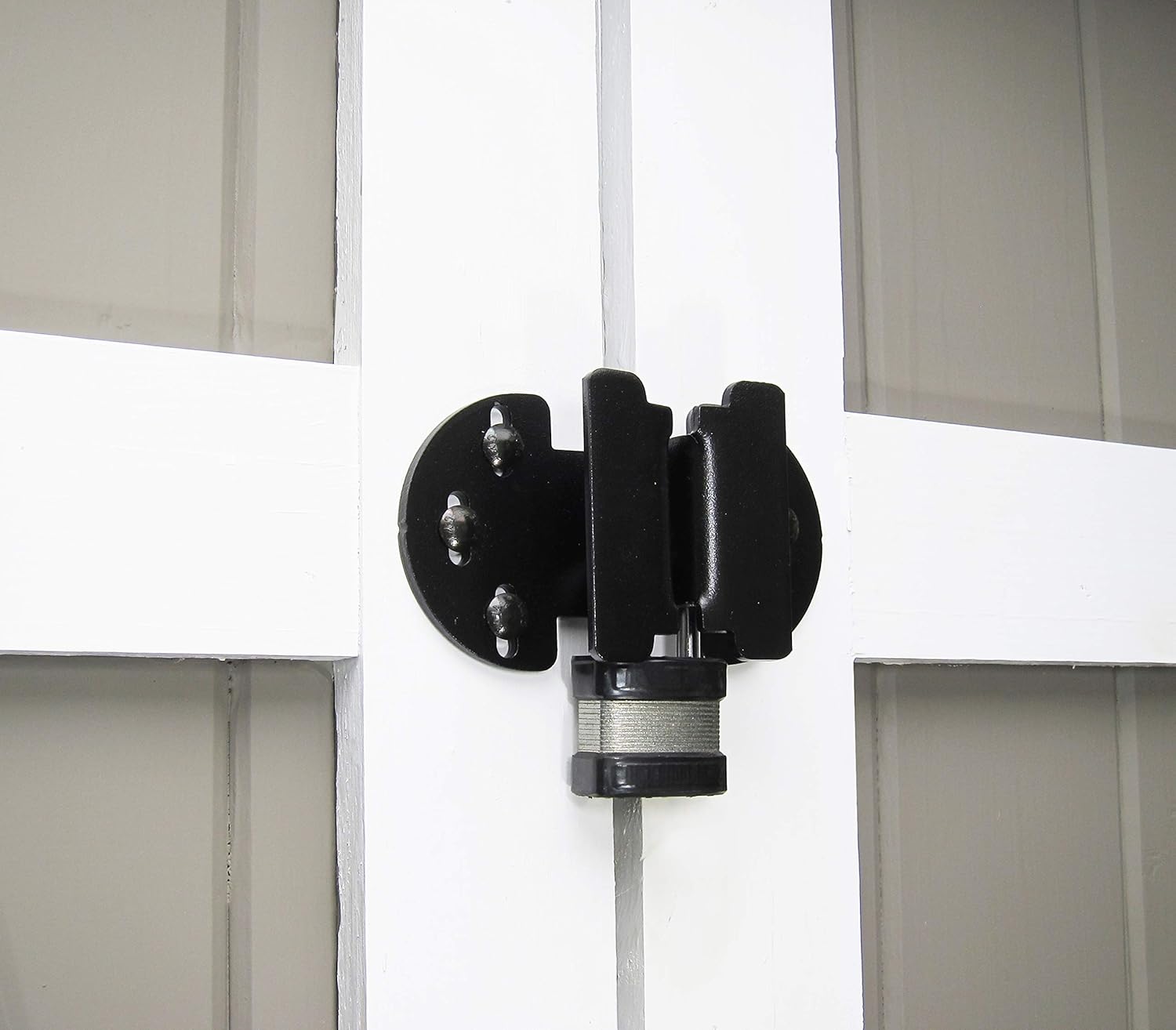 Padlock Protector Heavy Hasp and Handle (Zinc) - - 