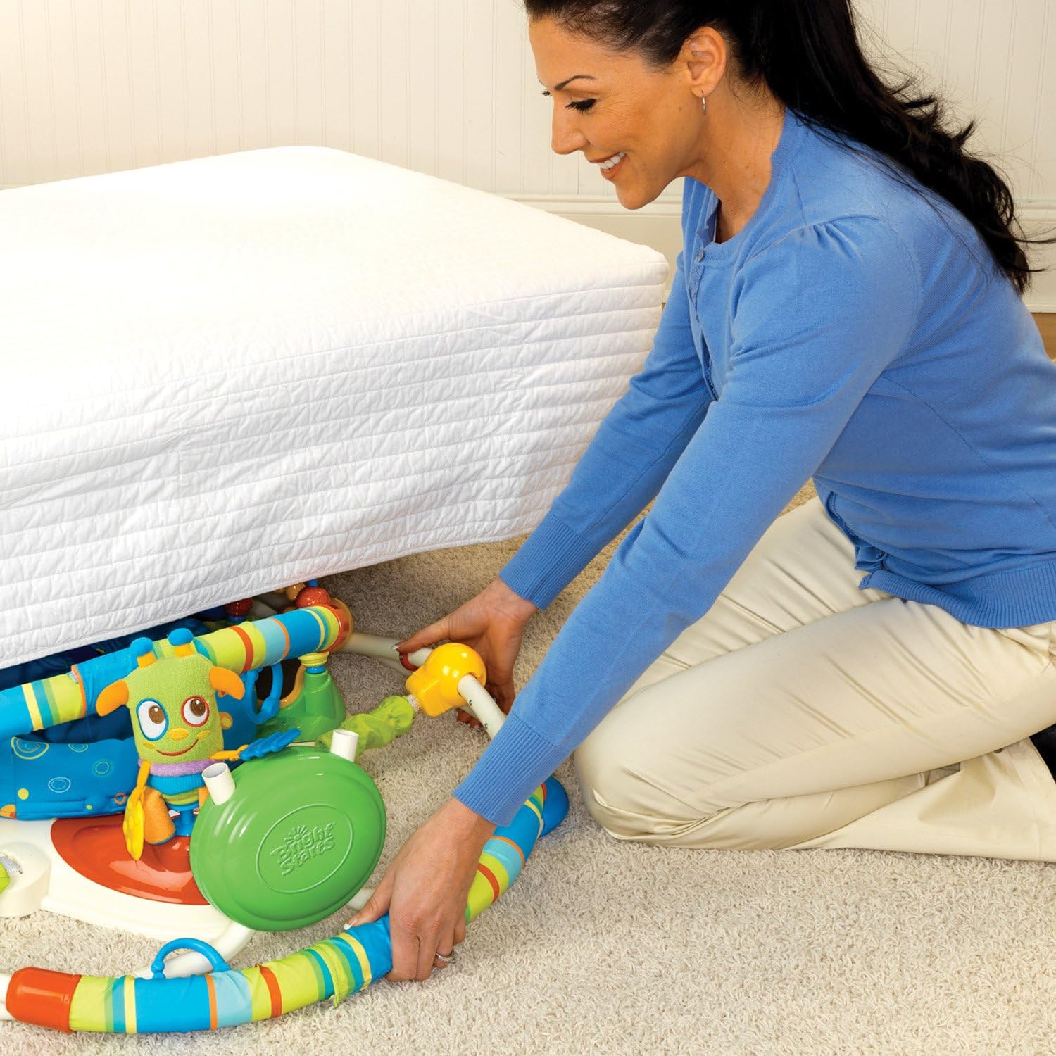 bright starts cute critters activity jumper