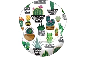 Mouse Pad with Wrist Support, Non Slip Mousepad Wrist Rest for Office, Computer, Laptop & Mac- Durable & Comfortable & Lightw