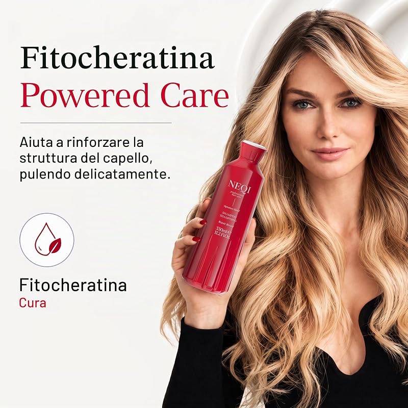 Shampoo senza Solfati Capelli Danneggiati Colorati Cheratina Vegano — foto 3 di 8