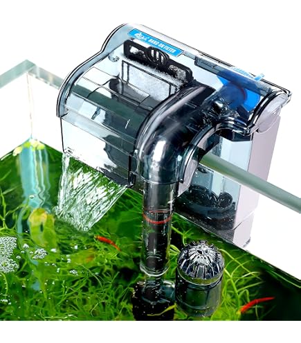 Filtro Externo De Cascada Para Acuario USB 250L/h - Carcasa Transparente, Flujo Ajustable, Para Peceras De 3-5mm