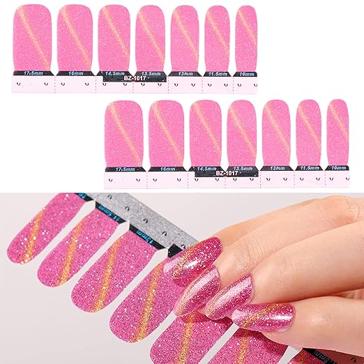 Nail Polish Strips, Color Nail Polish Strips 14pcs Easy Amazon.in